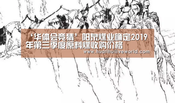‘华体会竞猜’阳泉煤业确定2019年第三季度原料煤收购价格(图2) 华体会真人